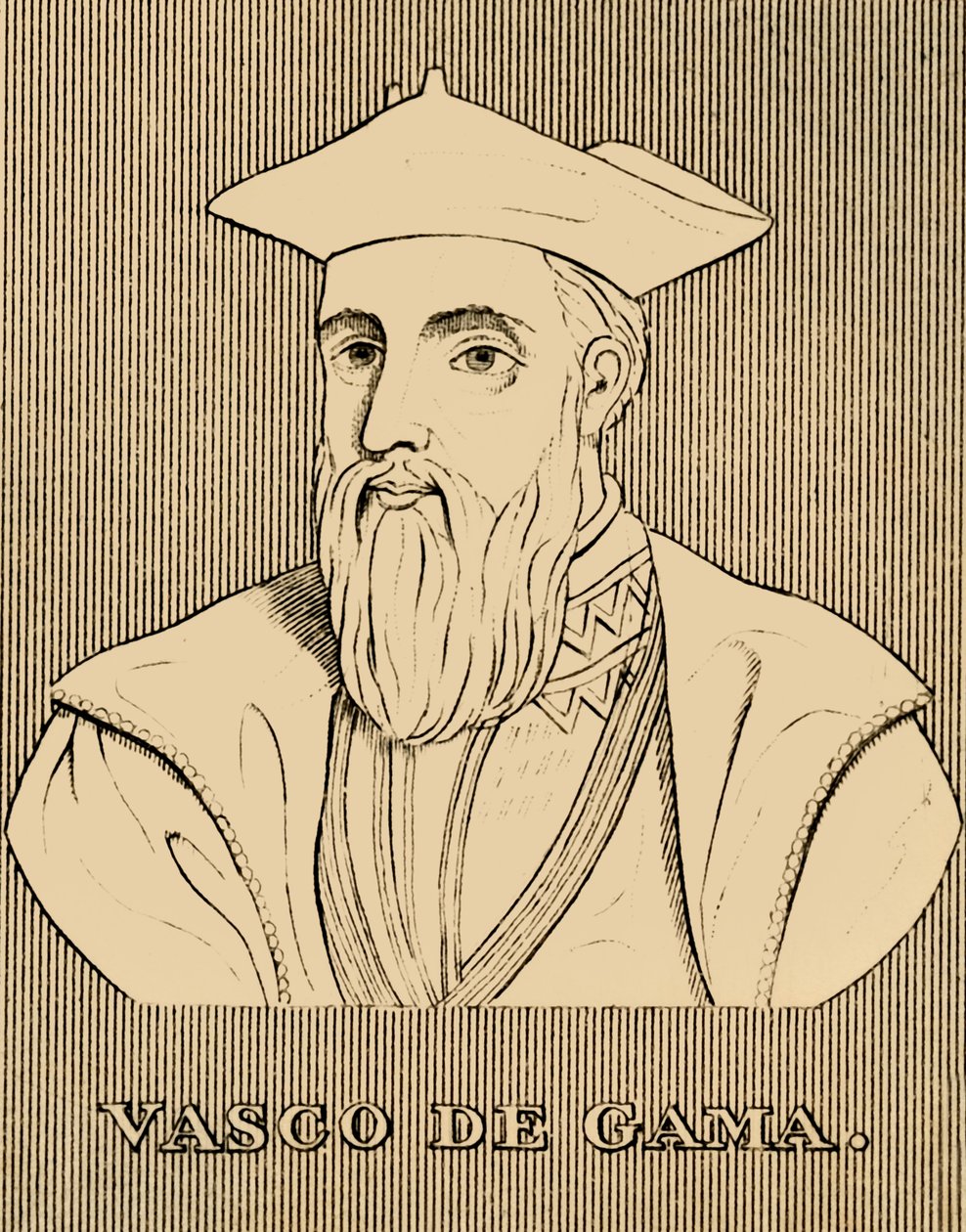 Vasco da Gama, c1460-1524, 1830. av Unbekannt