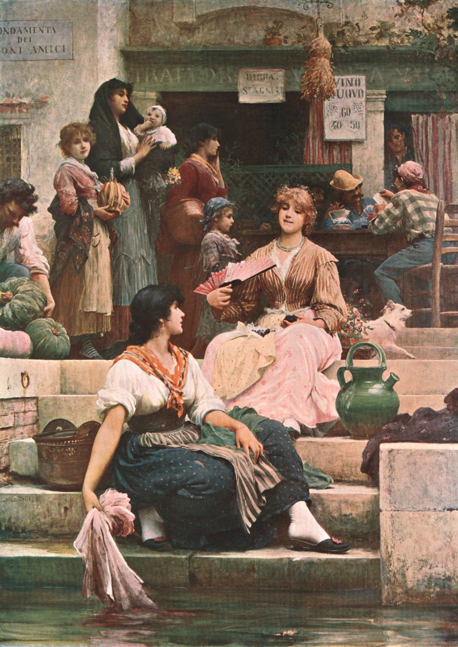 Venetianer, 1885, c1902. av Unbekannt