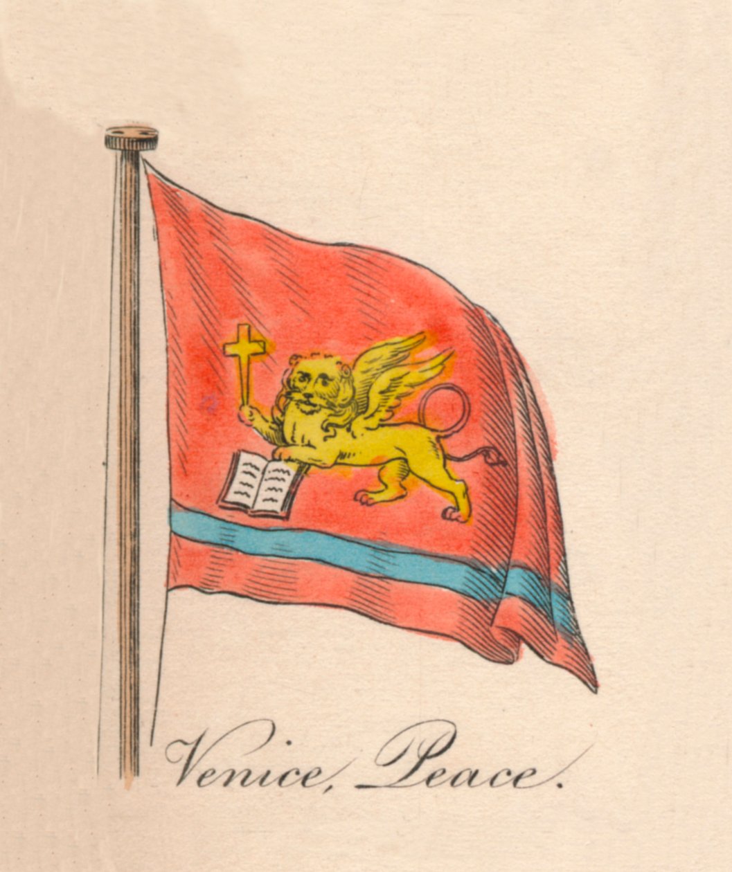 Venedig, fred, 1838 av Unbekannt