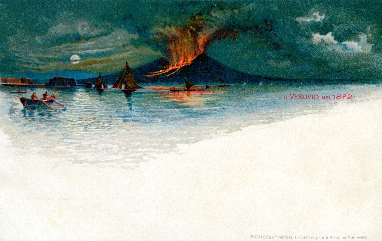 Vesuvius 1872 av Unbekannt