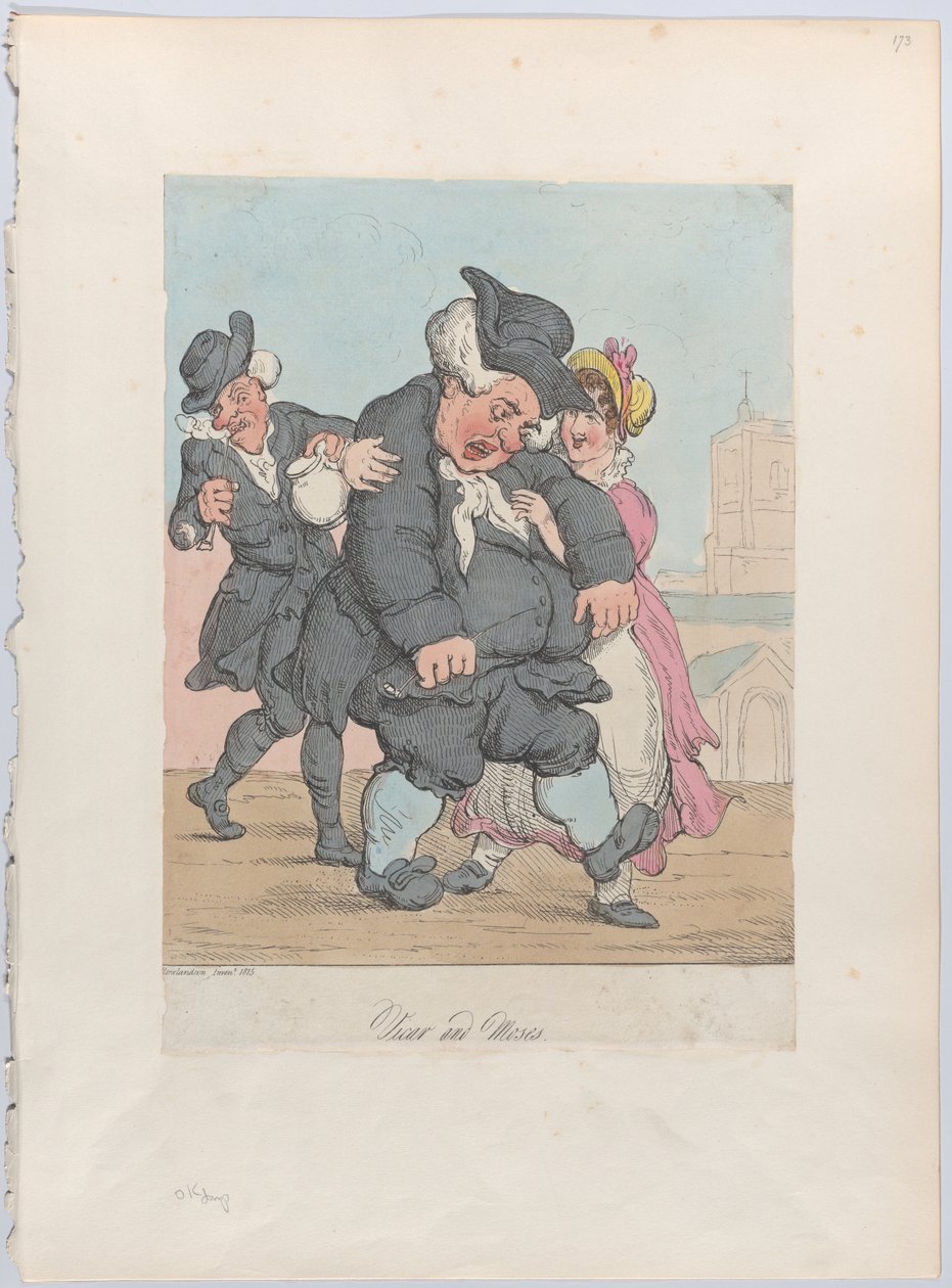 Vicar och Moses, 1815., 1815. av Unbekannt