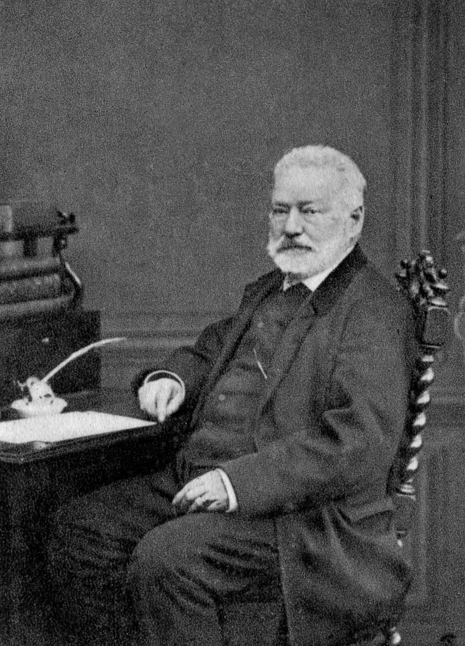 Victor Hugo, fransk författare, 1872 av Unbekannt