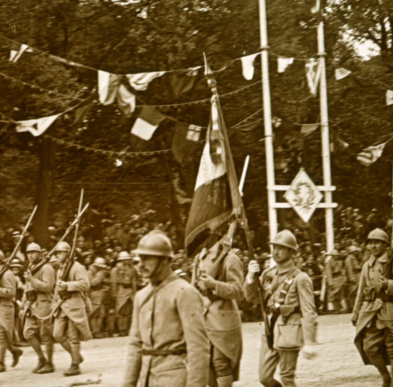 Segerparad, 1918 av Unbekannt