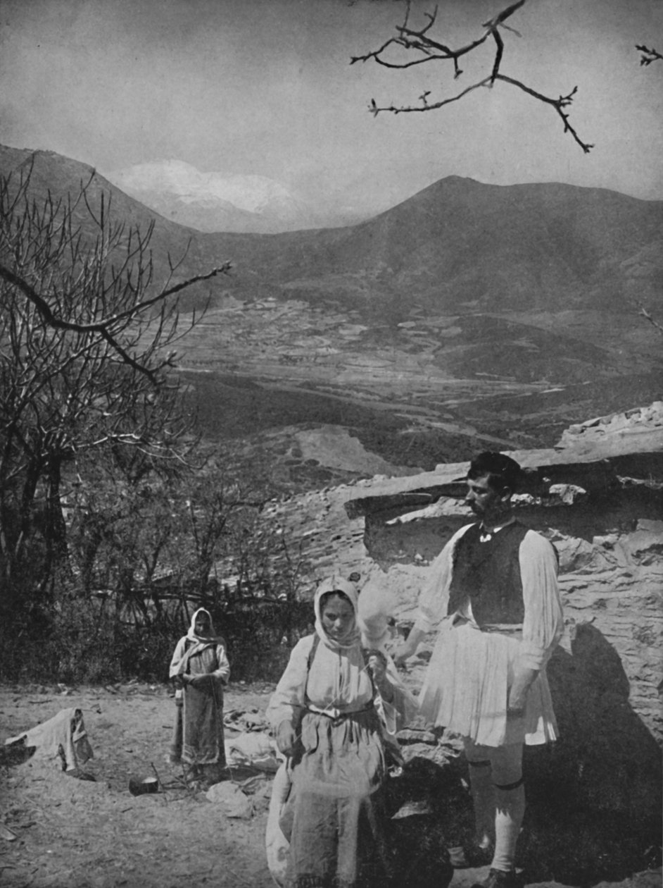 Utsikt över berget Parnassus, 1913 av Unbekannt