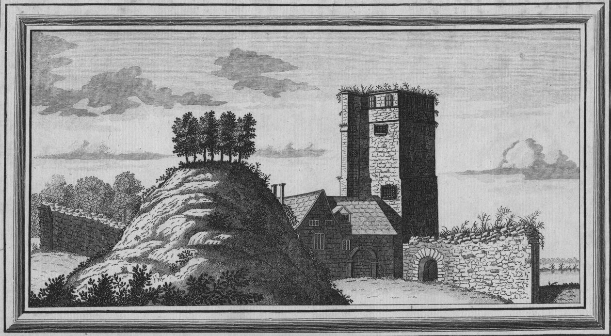 Utsikt över Oxford Castle, 1769 av Unbekannt