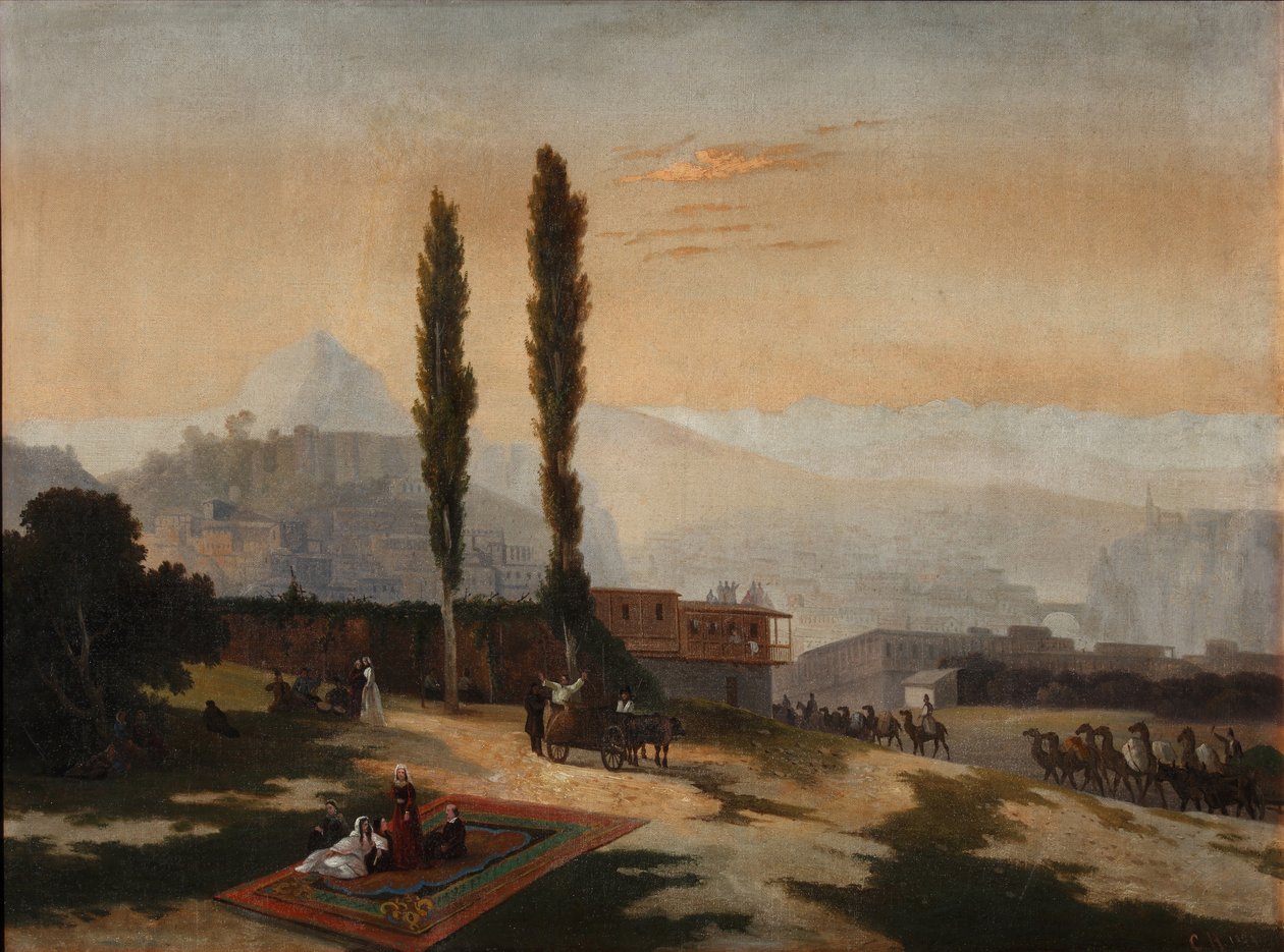 Utsikt över Tiflis, 1890 av Unbekannt