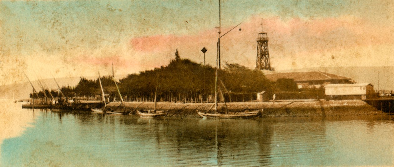 Utsikt över Port Tewfiek, c1918-c1939. av Unbekannt