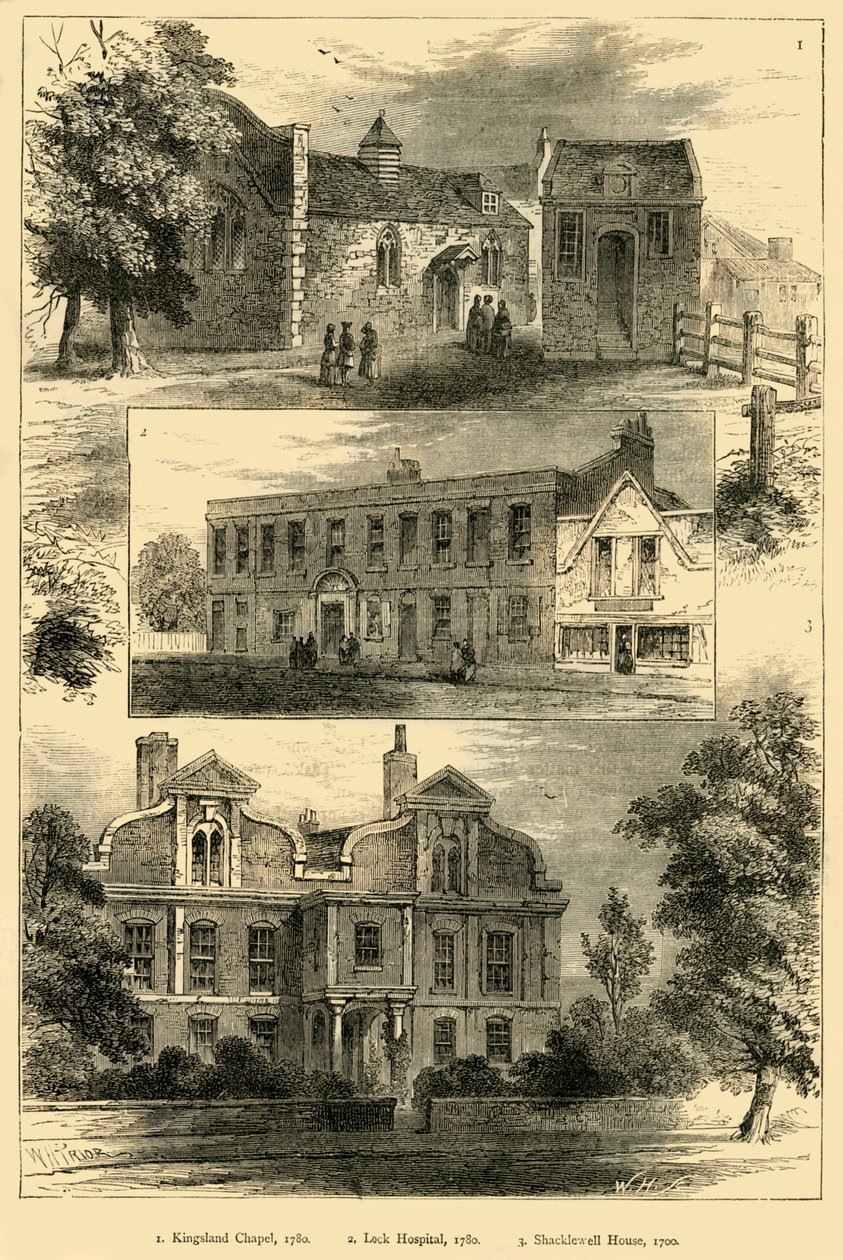 Utsikt i Kingsland, c1876. av Unbekannt