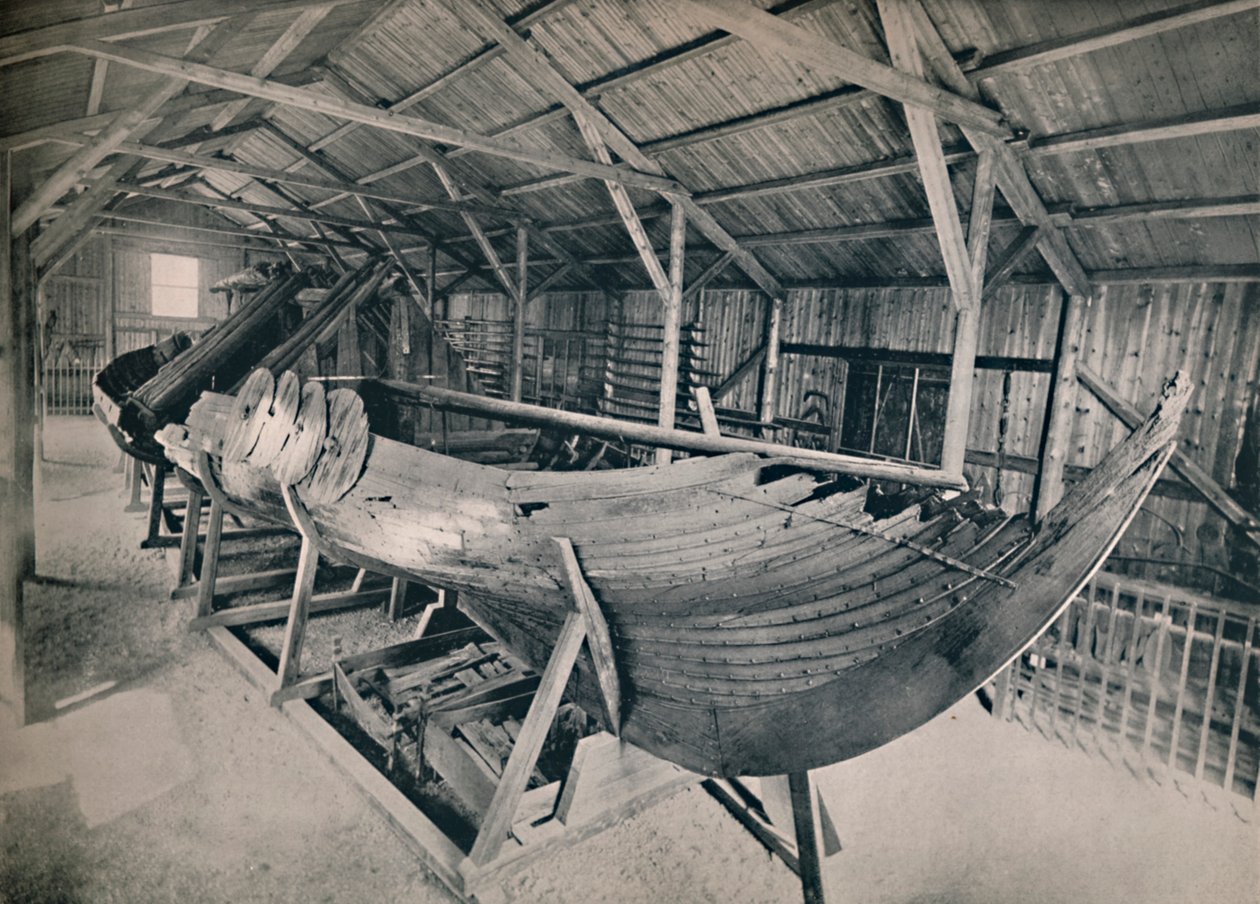 Vikingaskepp, 1914. av Unbekannt