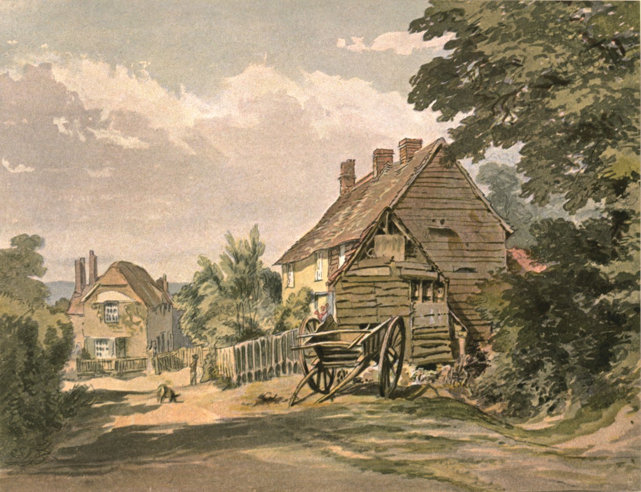Village Homes, c1900. av Unbekannt