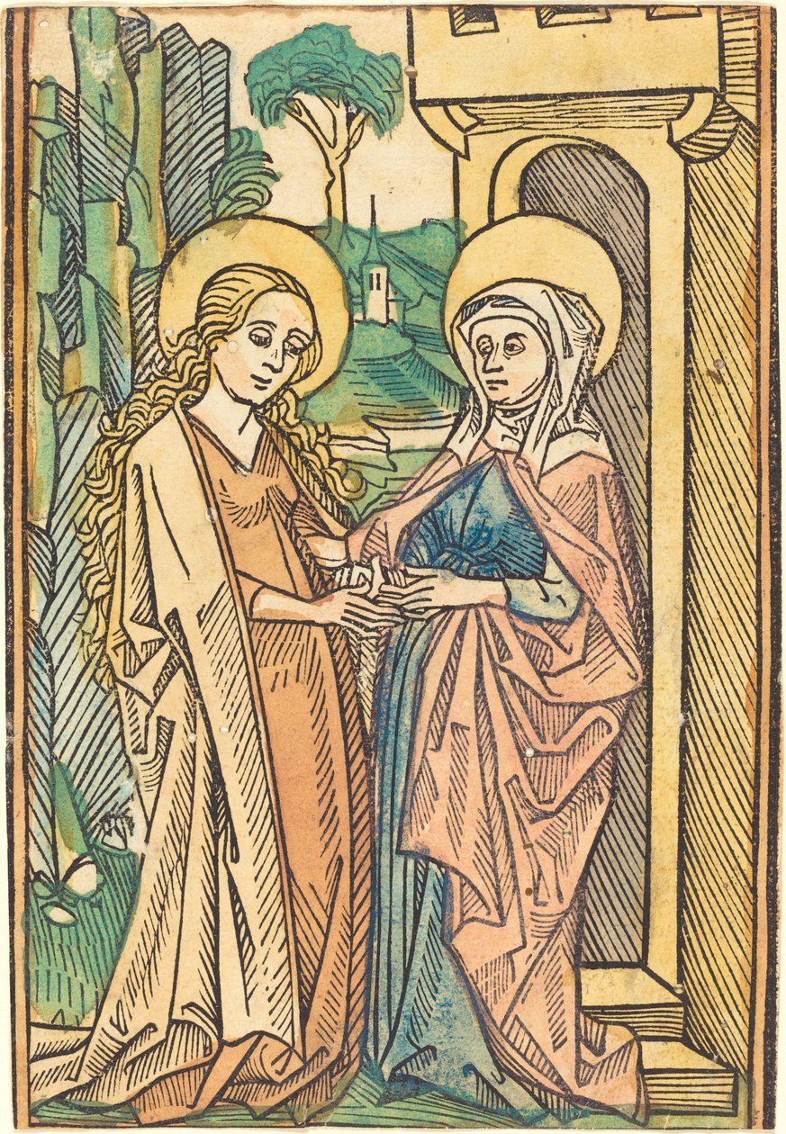 Visitation, 1400-talet. av Unbekannt