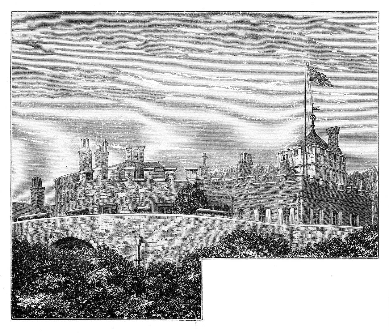 Walmer Castle, Kent, c1888 av Unbekannt