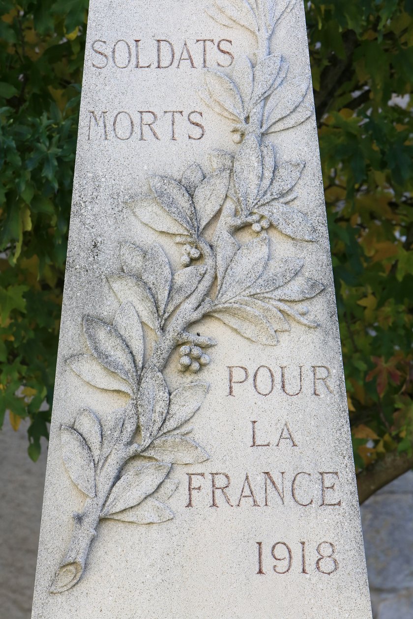 Krigsmonument. Guerard, Frankrike av Unbekannt