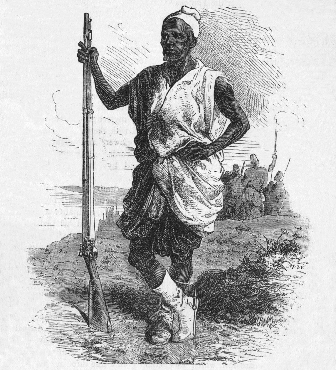 Warrior of Elmina, c1880 av Unbekannt