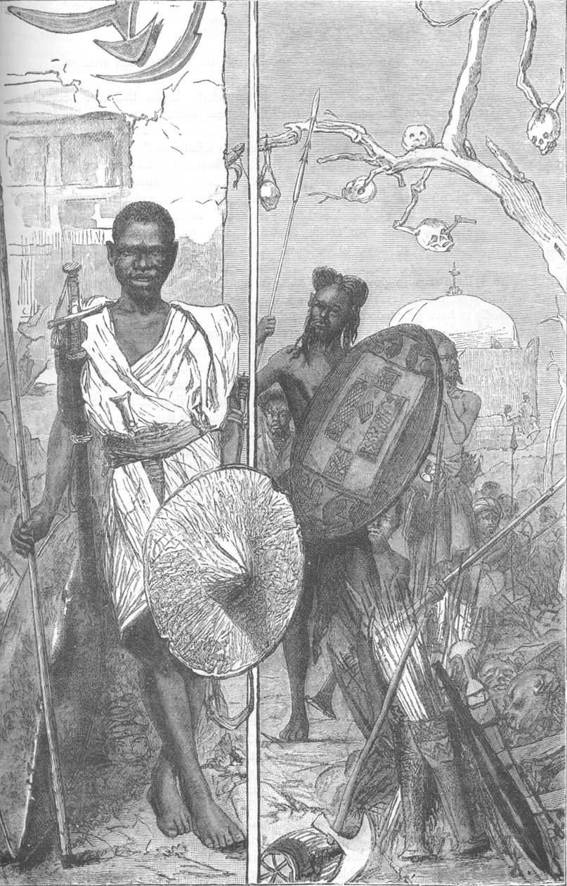 Warriors of the Mahdi, c1885 av Unbekannt