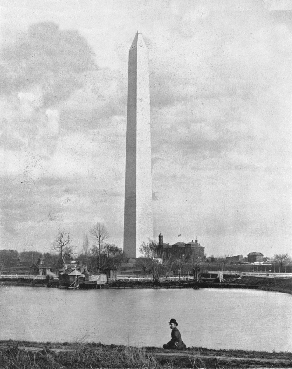 Washington Monument, Washington DC, USA, c1900. av Unbekannt