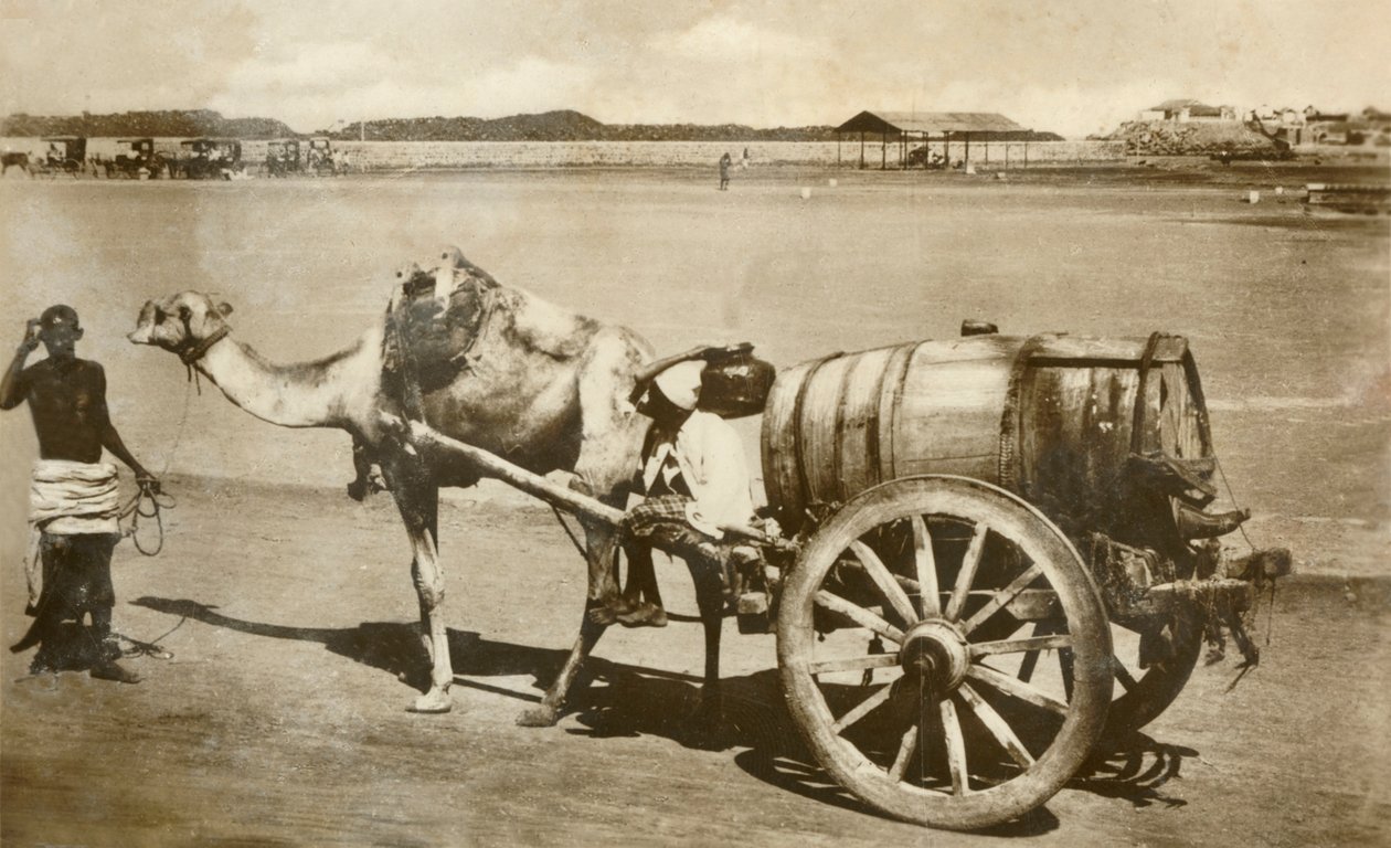 Vattenvagn, Aden, c1918-c1939. av Unbekannt