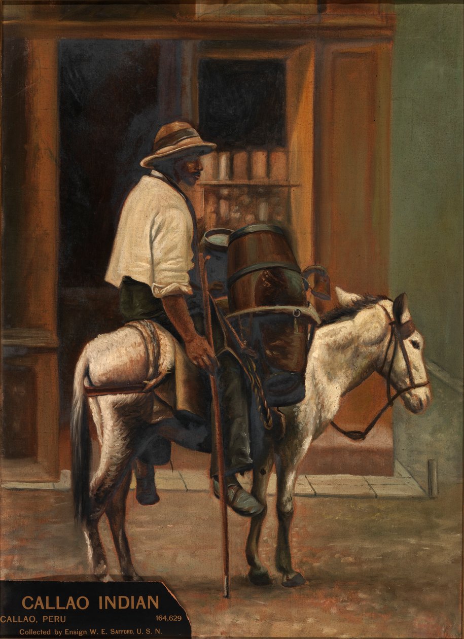 Waterman of Callao, ca. 1890-1892. av Unbekannt