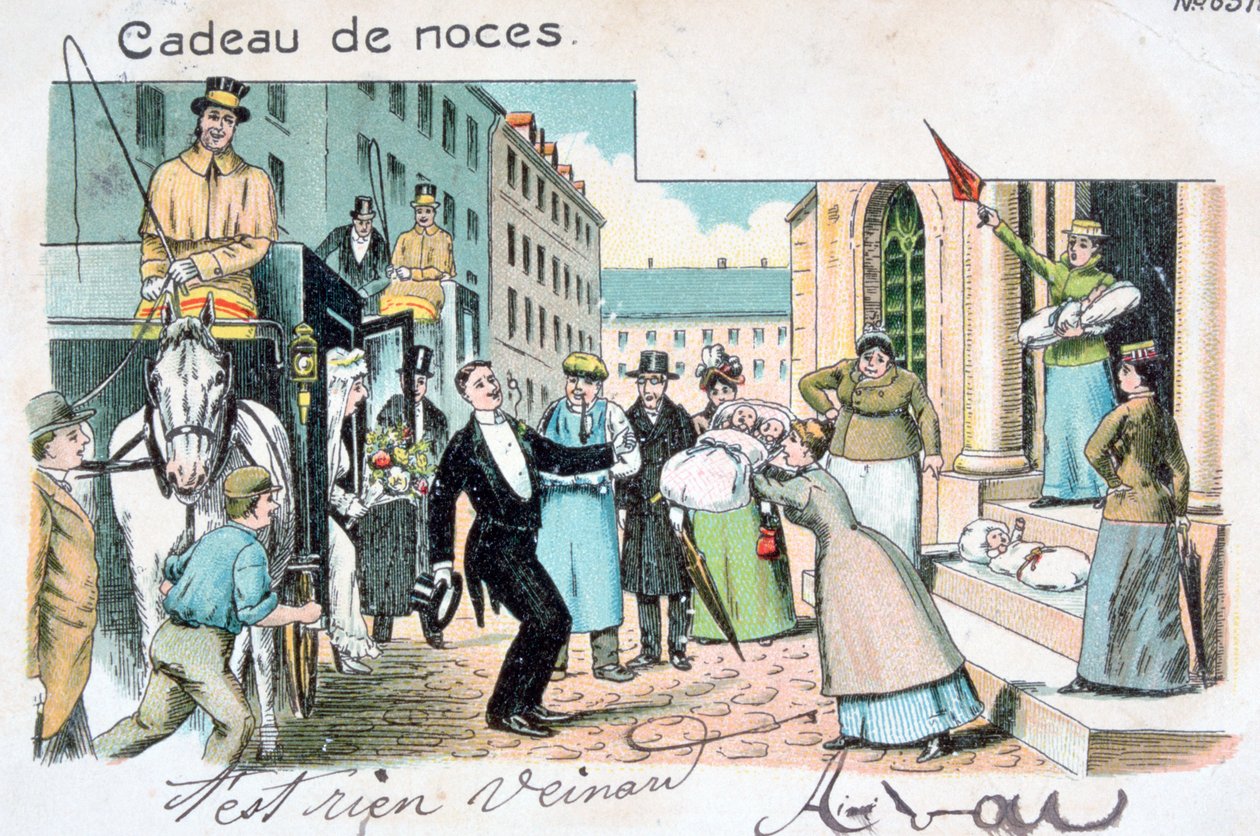 Bröllopspresent, c1900 av Unbekannt