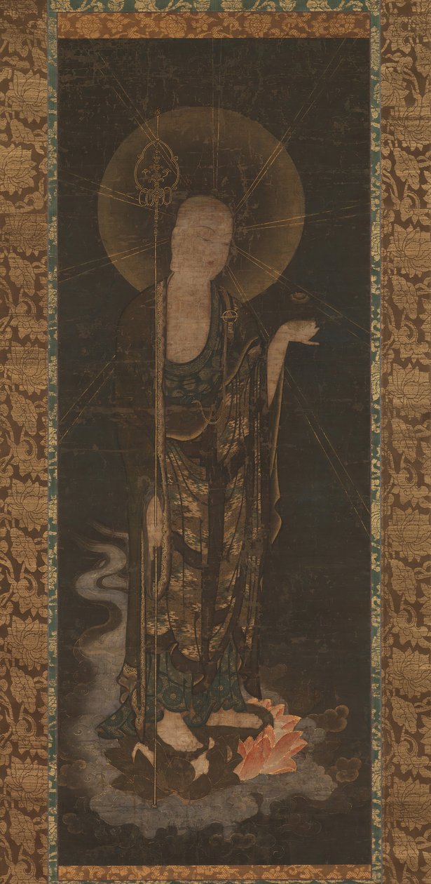Välkomnande härkomst från Jizo, tidigt 1300-tal. av Unbekannt