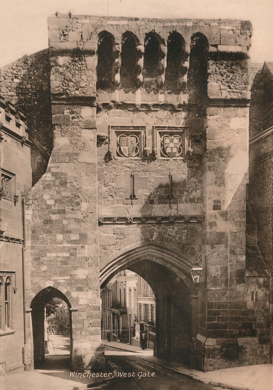West Gate, Winchester, Hampshire, tidigt 1900-tal av Unbekannt