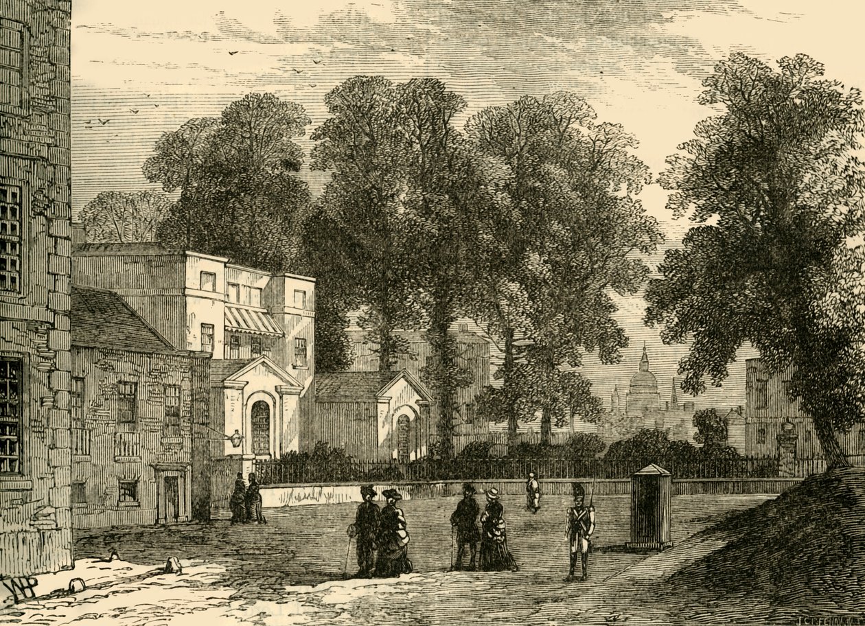Whitehall Yard, 1881. av Unbekannt