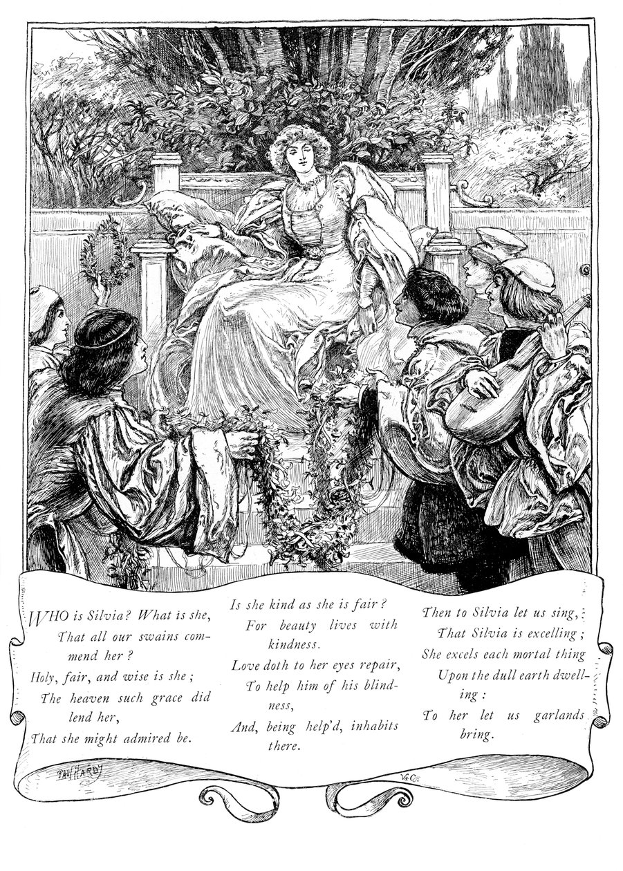 Vem är Silvia, 1895 av Unbekannt
