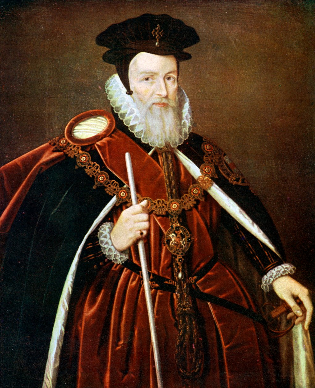 William Cecil, 1:a baron Burghley, 1500-talet c1905 av Unbekannt