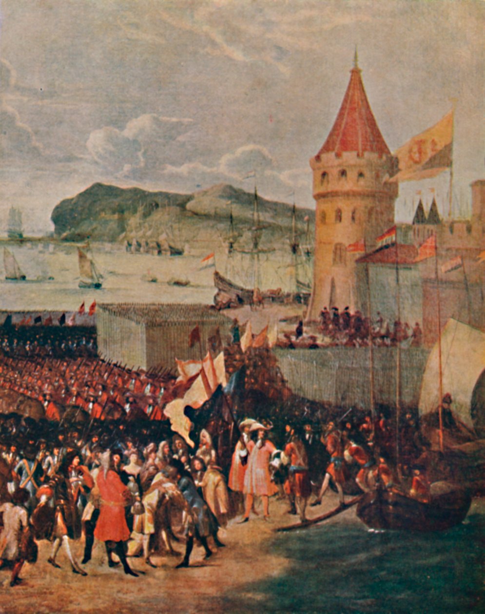 William III landar i Brixham, 1903 av Unbekannt