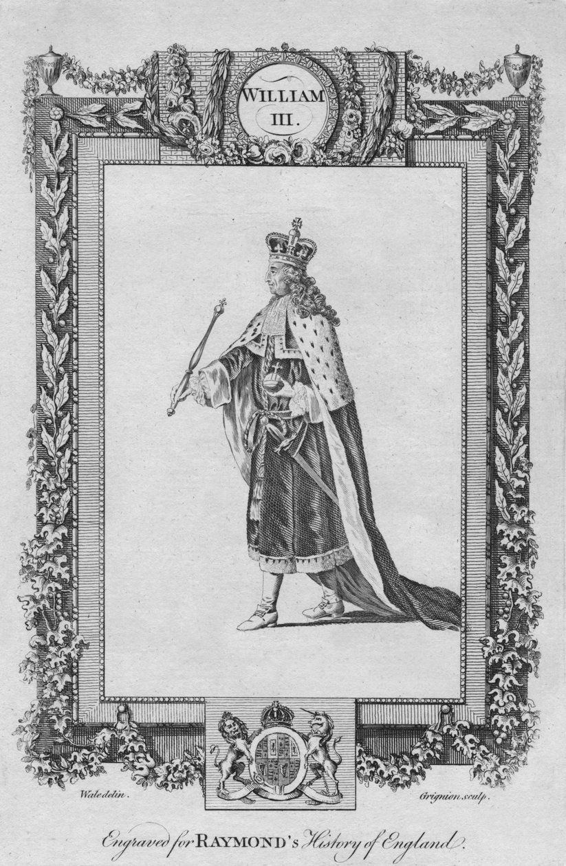 Vilhelm III, c1787 av Unbekannt