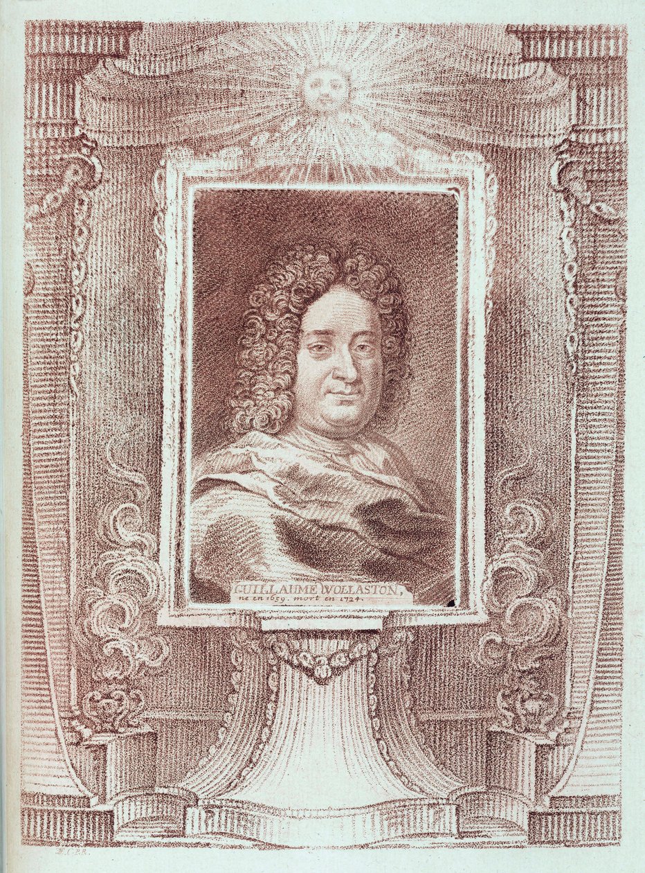 William Wollaston, engelsk filosof, ca 1700 av Unbekannt