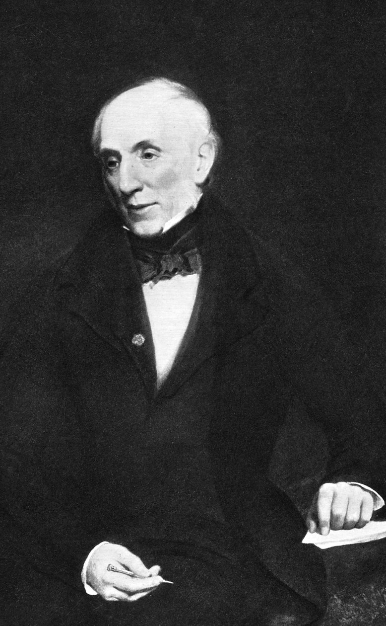 William Wordsworth, engelsk romantisk poet, c1850. av Unbekannt
