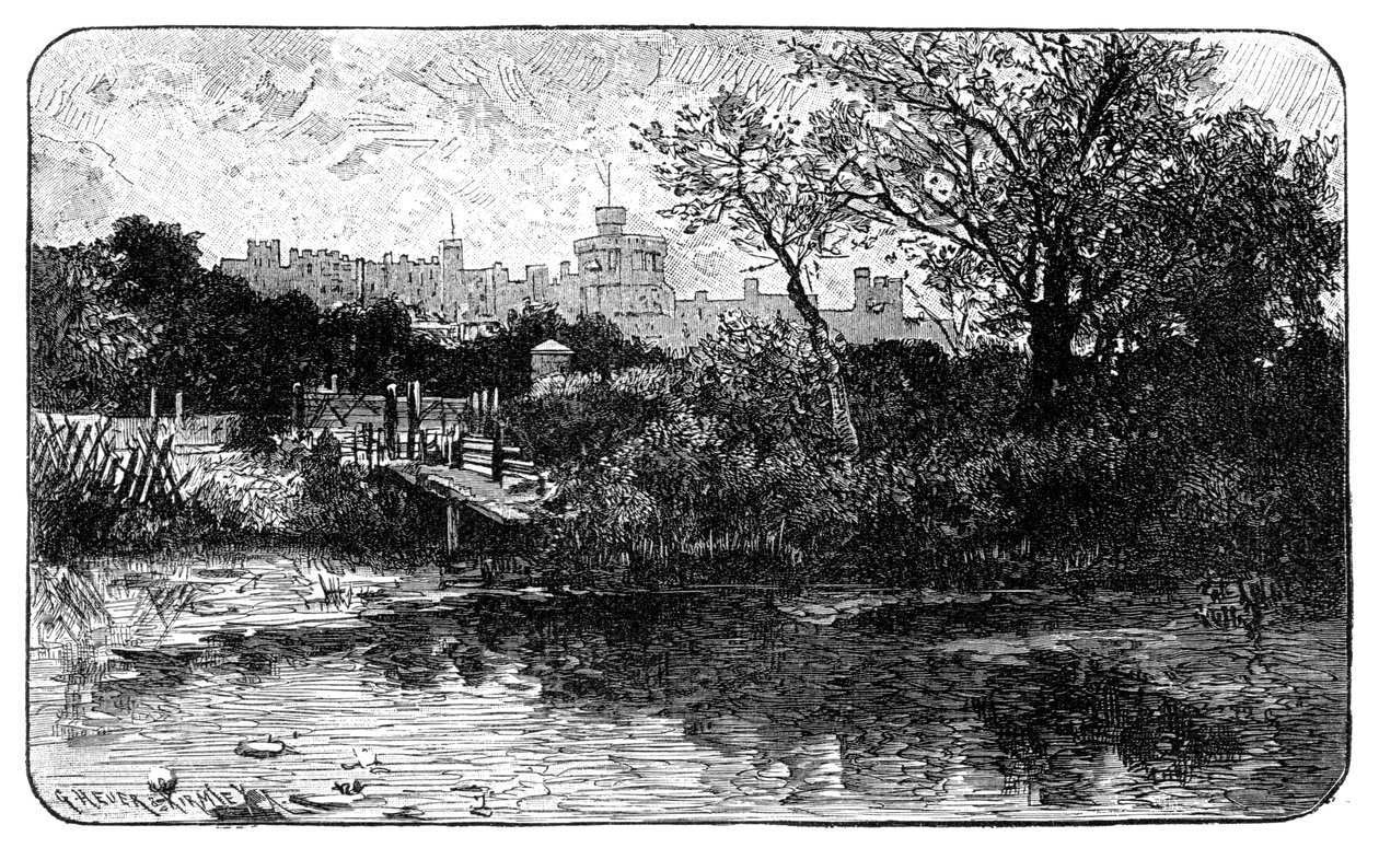 Windsor Castle, Berkshire, 1900 av Unbekannt