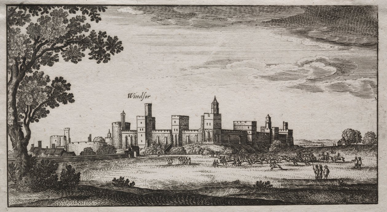 Windsor Castle från sydost, 1600-talet. av Unbekannt