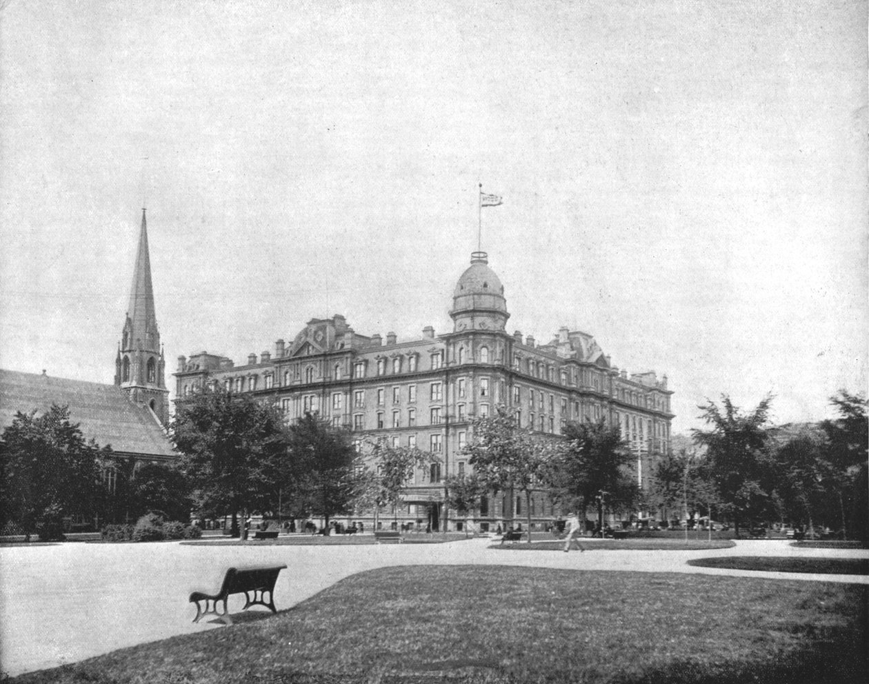 Windsor Hotel, Montreal, Kanada, c1900. av Unbekannt