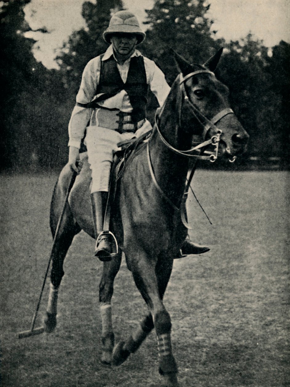 Winston Churchill spelar polo, 1920-talet, 1945. av Unbekannt