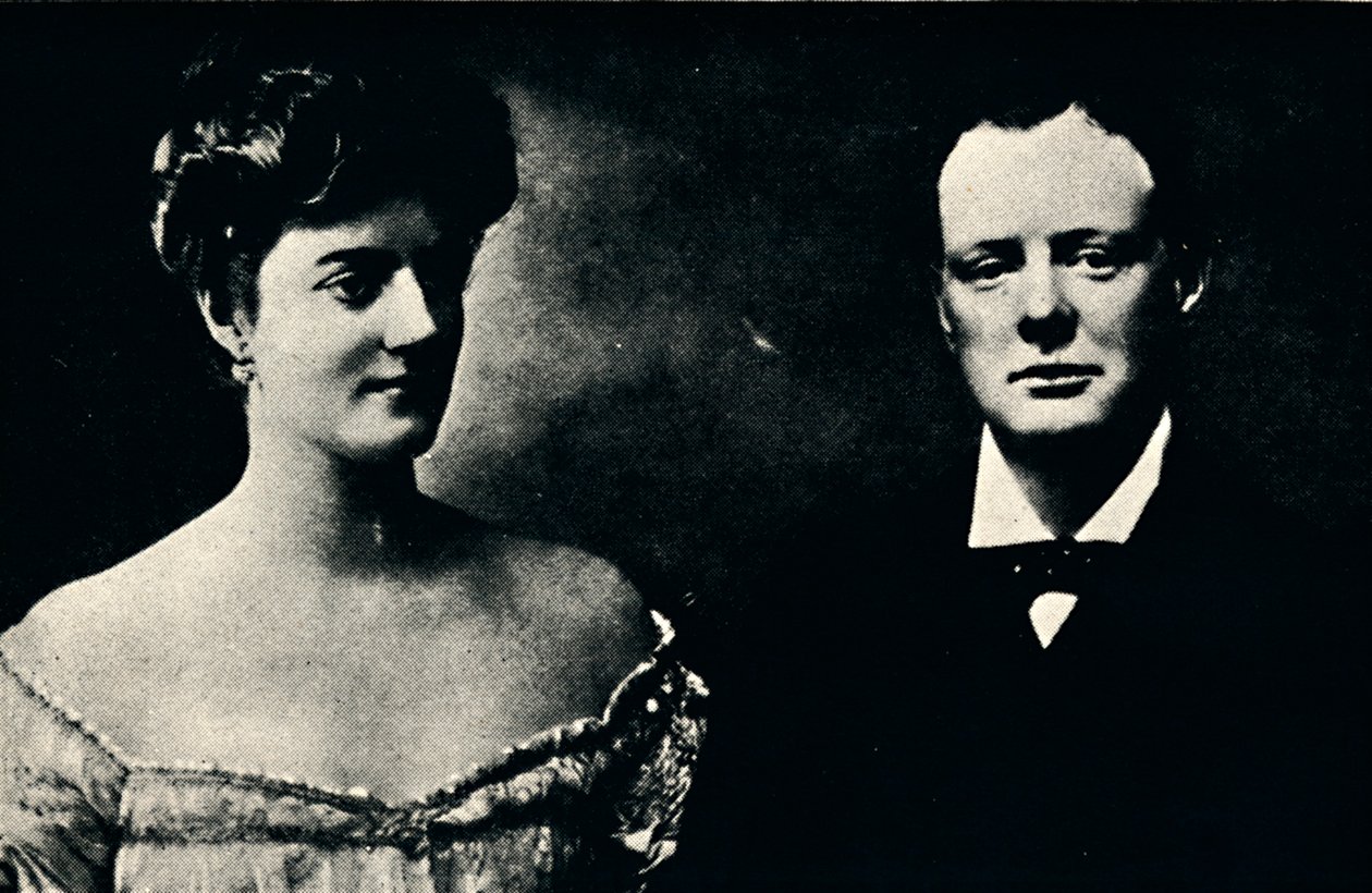 Winston Churchills förlovning, c1908, 1945. av Unbekannt