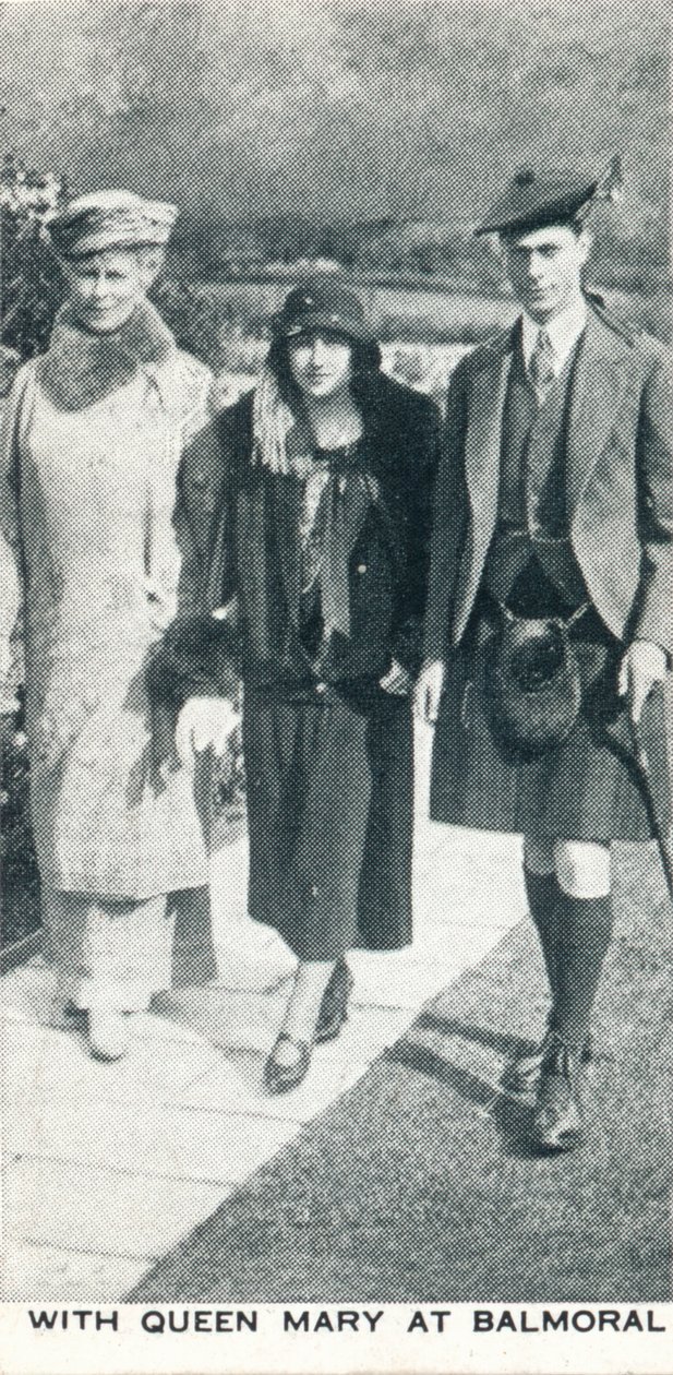 Med Queen Mary på Balmoral, 1924 1937 av Unbekannt