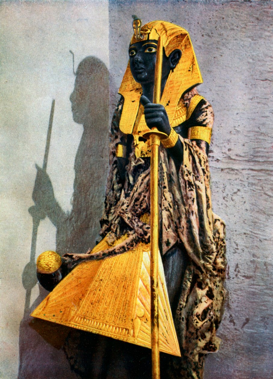 Trästaty av Tutankhamon, Egypten, 1933-1934 av Unbekannt