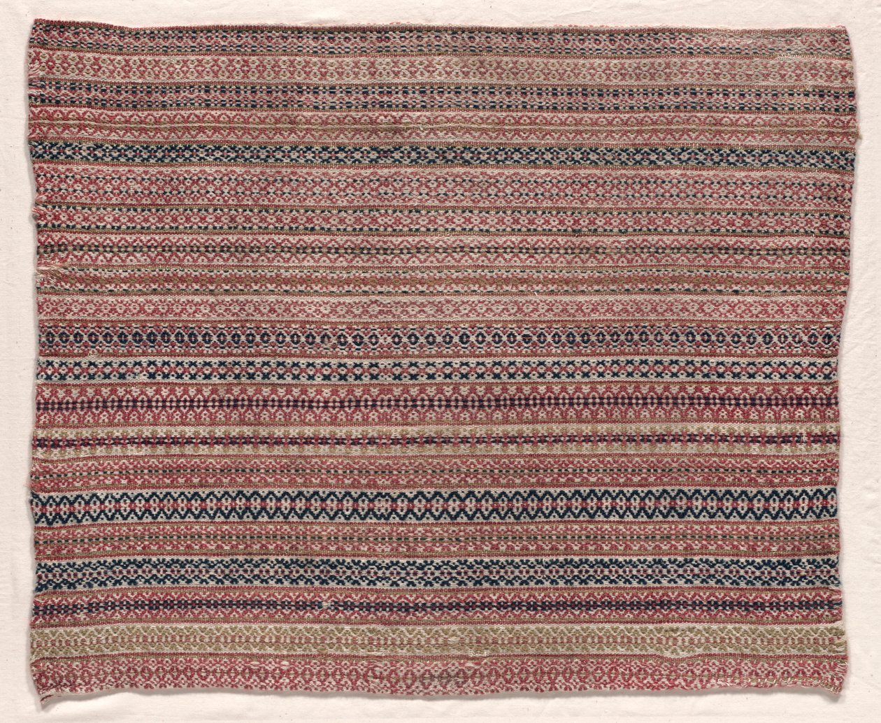 Vävd ulltextil, tidigt 1800-tal. av Unbekannt