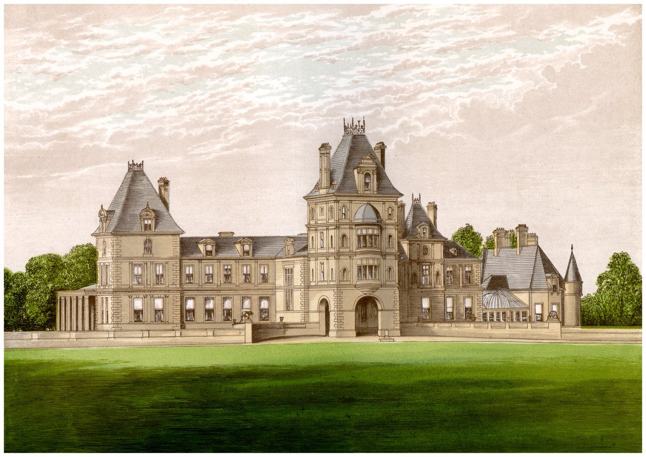 Wynnstay, Denbighshire, Wales, hem för Baronet Williams-Wynn, c1880 av Unbekannt