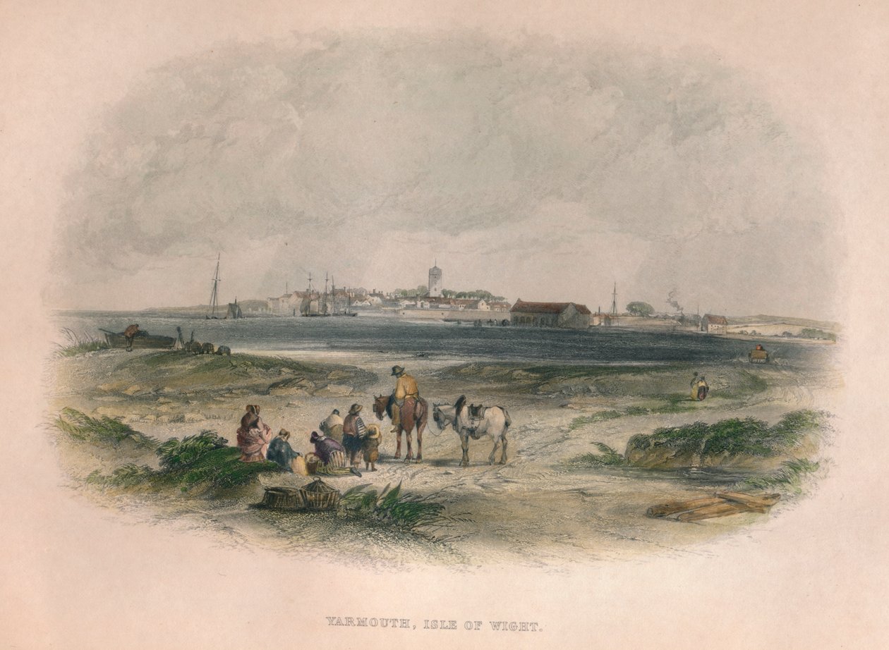 Yarmouth, Isle of Wight, c1800-talet. av Unbekannt