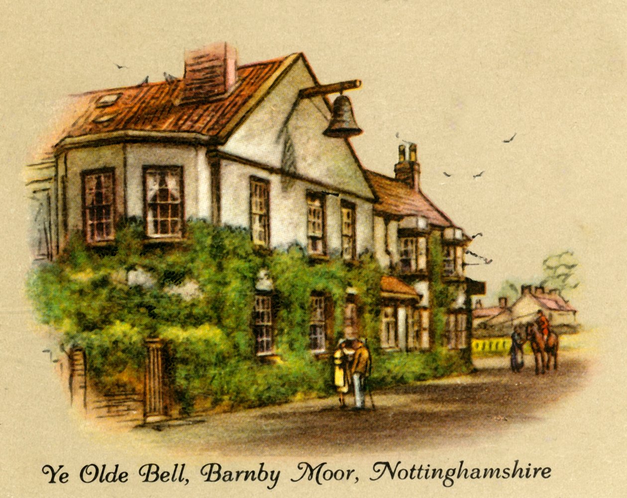 Ye Olde Bell, Barnby Moor, Nottinghamshire, 1936. av Unbekannt