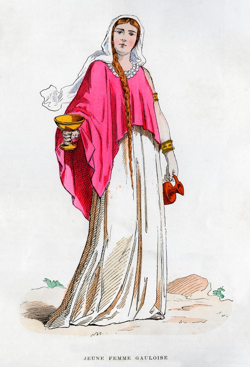 Ung kvinnlig Gallien, 1882-1884 av Unbekannt