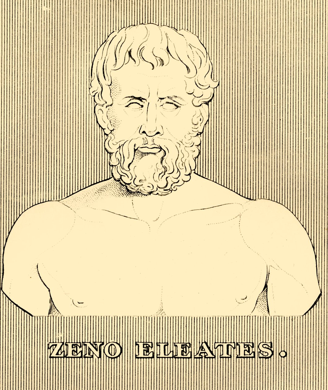 Zeno Eleates, c495-430 f.Kr., 1830. av Unbekannt