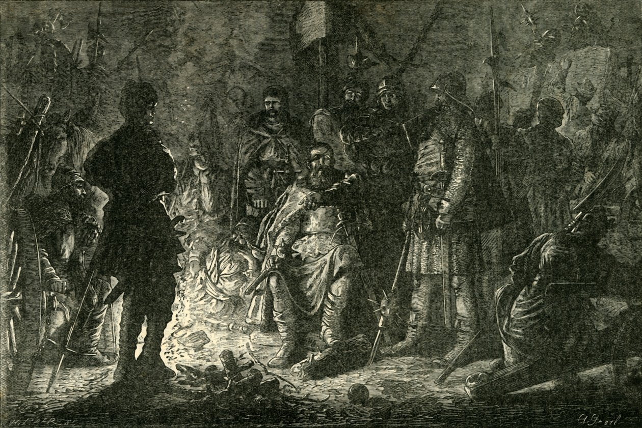 Ziska och hussiterna, 1890. av Unbekannt