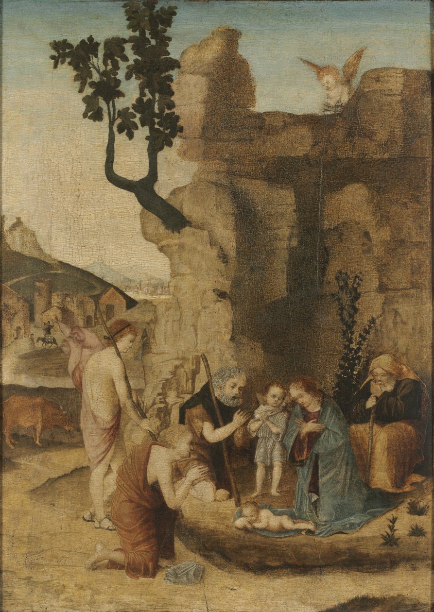 Adoration of the Shepherds av Unbekannt Unbekannt