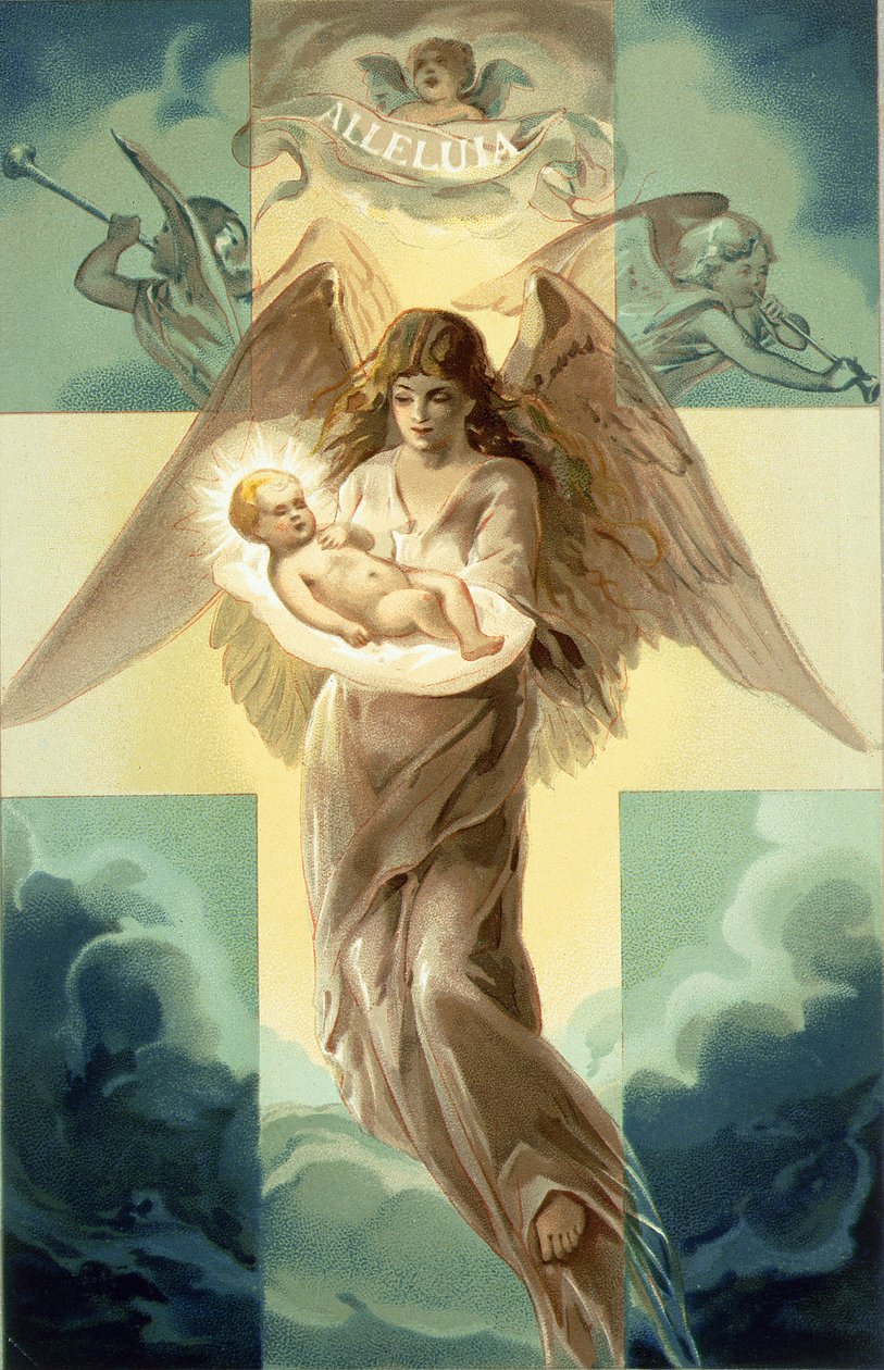 Halleluja, julkort, 1882 av Unbekannt Unbekannt