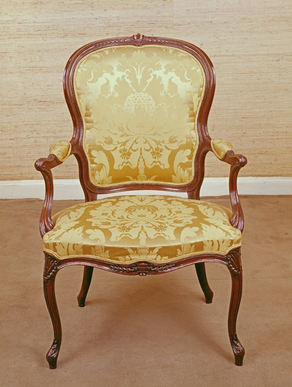 Fåtölj, designad av Hepplewhite, c.1770 av Unbekannt Unbekannt