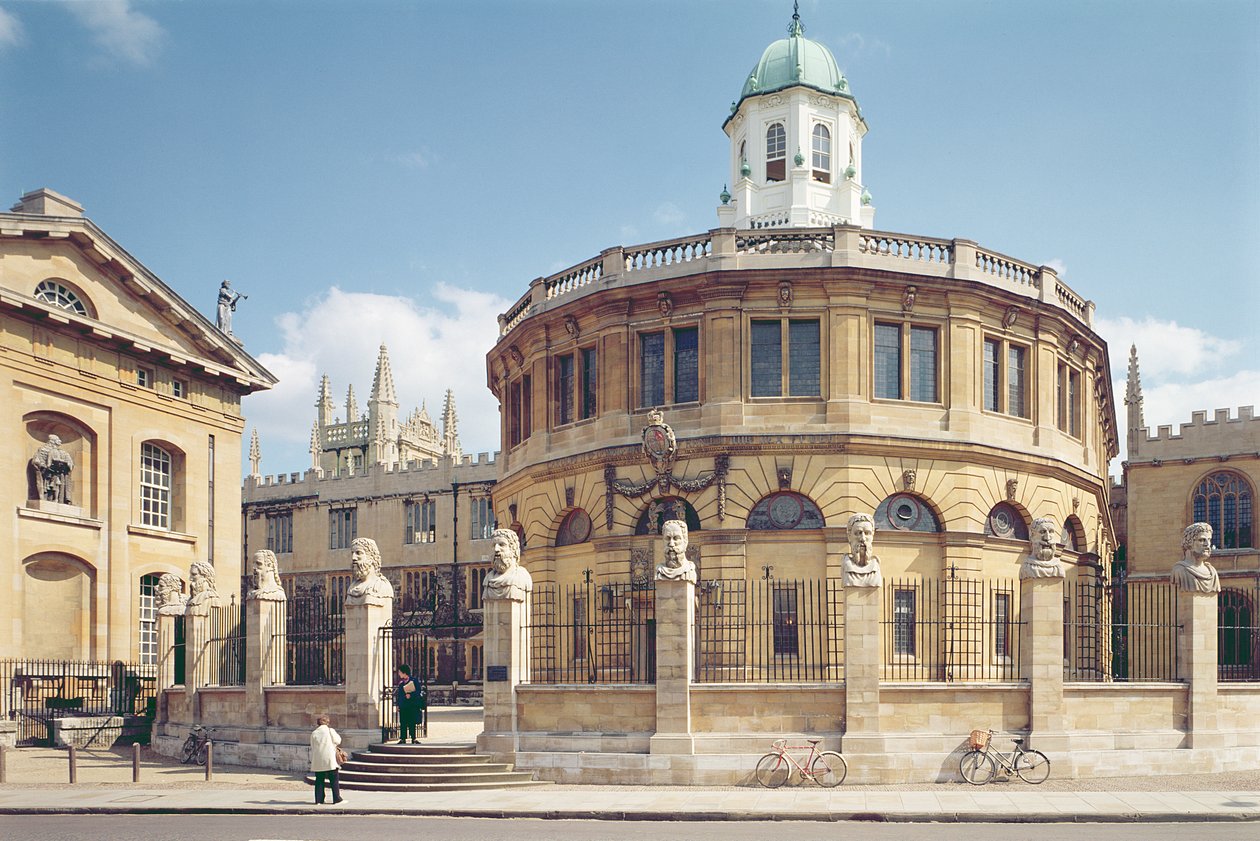 Sheldonian Theatre, Oxford, byggd 1662-63 av Unbekannt Unbekannt